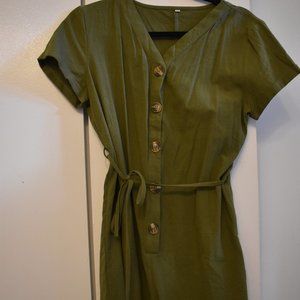SHEIN Army Green Romper size small